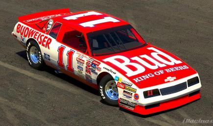 Details about   NASCAR DECAL #11 BUDWEISER 1986 MONTE CARLO DARRELL WALTRIP 1/24 