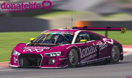 Audi R8 GT3 Donate Life Team Livery