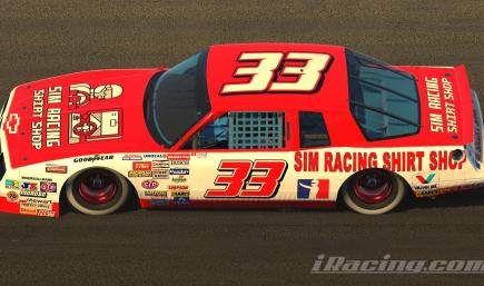 Sim Racing Shirt Shop 87 Cup Car (Custom #)