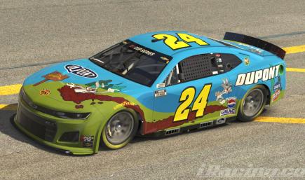 jeff gordon bugs bunny car