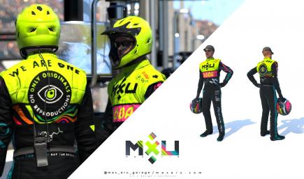 MXU Acid Lumo Driver + Crew suit