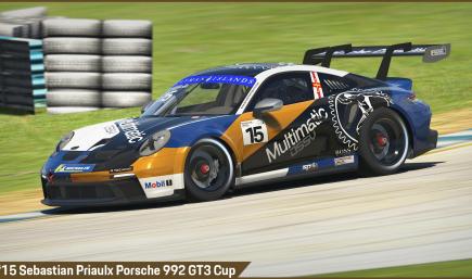 #15 Sebastian Priaulx Porsche 992 GT3 Cup