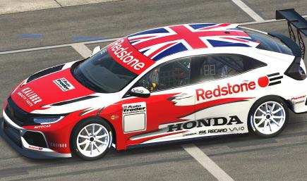 Redstone Team Honda with JAS Motorsport FK8 Civic Type R TCR
