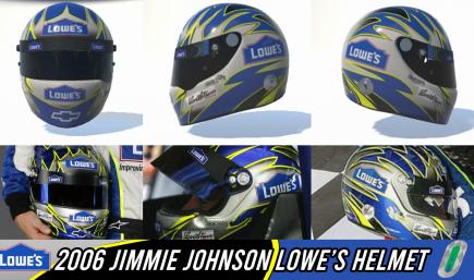 2006 Jimmie Johnson Lowes Helmet
