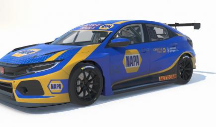Honda Civic Type R - BTCC NAPA Racing 2022 Pre-Season (Sutton/Cammish)