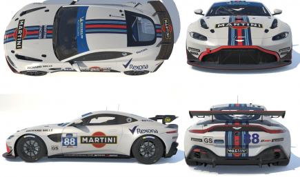 Martini Aston Martin Racing  Vantage Gt4