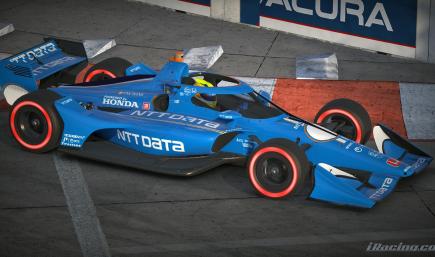 2022 Alex Palou - NTT DATA INDYCAR - Sim-Stamp Numbers
