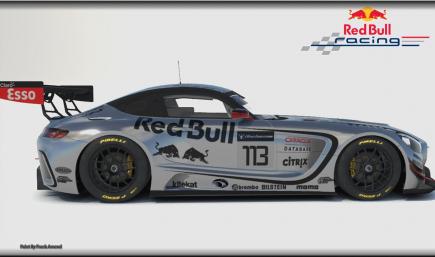 Red Bull Silver Mercedes AMG GT3