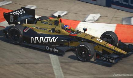 2017 ARROW Electronics / Lucas Oil - James Hinchcliffe- Custom Numbers