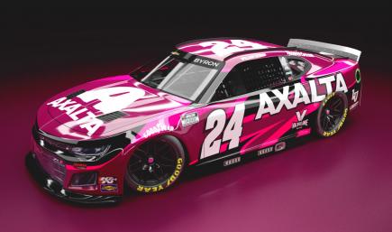 Axalta 2022 Color of the Year Royal Magenta William Byron Fictional (Sim Stamp)