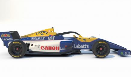 WILLIAMS FW14 Renault 1991 - #6 Riccardo PATRESE