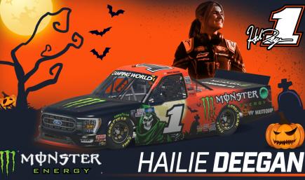 Fictional Hailie Deegan DGR Halloween Monster Energy F150 Custom #1