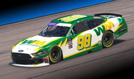 Riley Herbst 2022 Waste Management Mustang (No Number)