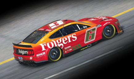 Brad Keselowski 2023 Folgers Mustang Concept W/ Spec Map