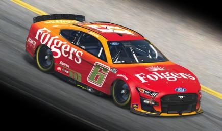 Brad Keselowski Folgers Ford Mustang Concept (No Numbers)