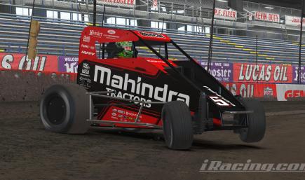 Chase Briscoe 2023 Chili Bowl Nationals Mahindra Tractors #5