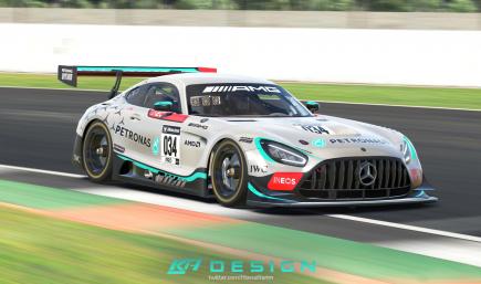 Mercedes-AMG Petronas F1 Team W13 Livery for AMG GT3 EVO 2020