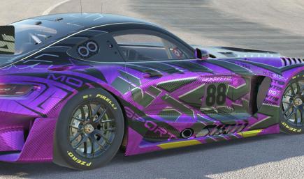 AMG GT3 LILAC CHROME