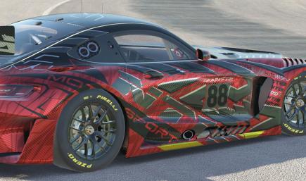 AMG GT3 CRIMSON CHROME