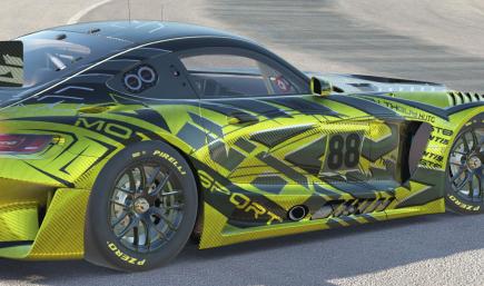 AMG GT3 CANARY CHROME