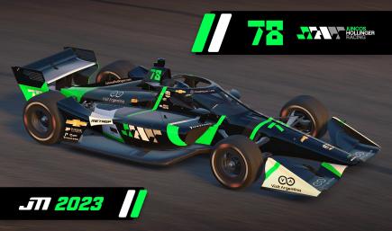 2023 Agustin Canapino #78 Juncos Hollinger Racing Dallara IR18 with Custom Number