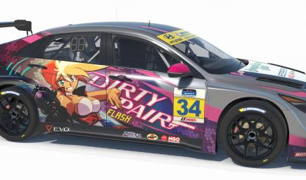 Dirty Pair Flash Kei Hyundai Elantra Itasha