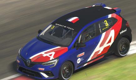 Alpine Clio Cup - Blue Chrome / Red Gloss / Black Matte