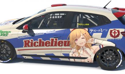 Azur Lane Richelieu Race Queen Renault Clio Itasha 