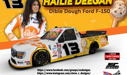 Hailie Deegan Kansas Dible Dough Ford F-150 no #
