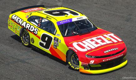2023 Brandon Jones Menards Cheez-It Camaro