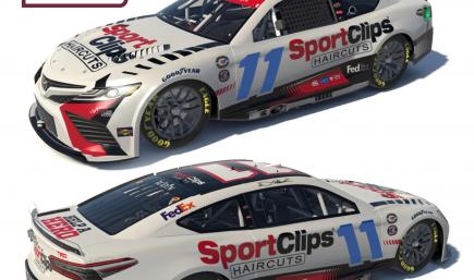 2023 Denny Hamlin Sport Clips RWB Camry